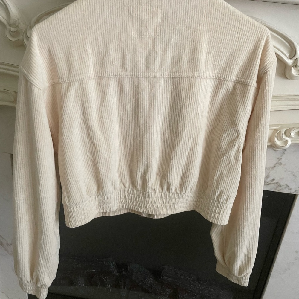 🎉Host Pick🎉Aerie Cream Corduroy Jacket - Picture 2 of 3